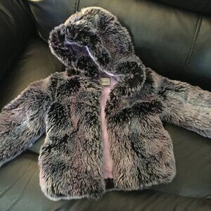 American Widgeon Girls Faux Fur Coat Like New!